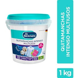 Dr. Beckmann, Quitamanchas Intenso Multiusos, en Polvo, para Ropa Blanca y Color, con Oxígeno Activo, Funciona en Superficies, en Polvo, Calidad Alemana, 1 kg