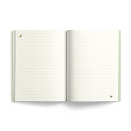 Affirmations Lined Notebook, Bee Daisy