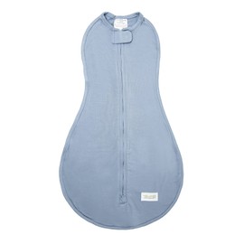 Woombie The Tencil Baby Swaddling Blanket - Ultra Soft, Soothing Eucalyptus Fiber Baby Swaddle - Wearable Baby Blanket - Celestial Blue, 5-13lbs