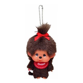 Sekiguchi 257300 Facial Monchhichi SS Girl Keychain