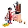 Playmobil Taquero Trompo Taco Pastor Kebabs Vendedor Juguete