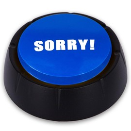 ArtCreativity Sorry Button - 1 Piece - Toy Noise Button with 10 Sound Variations - Funny Buttons with Sound - Novelty Toys for Adults and Kids - Birthday Party Favor and Goodie Bag Filler