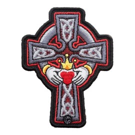 PatchStop - World's Largest Patch Store Eternal Love Claddagh Cross Patch, Celtic Cross Patches