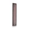 5mm Heavy Duty Solid Cast Brass Georgian Finger Plate Door