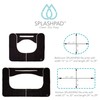 SPLASHPAD Bathroom Sink Mat, Clean and Dry Countertop Protector, Better