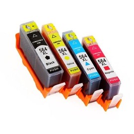 Genérico Kit 4 Colores Cartucho Compatible 564 XL para impresoras B8550 C6340 C310 y mas
