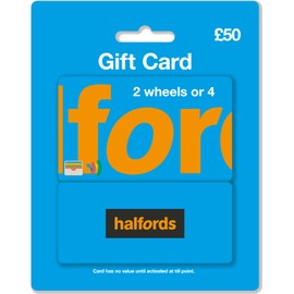 Halfords £50 - UK Redemption Only - Delivered by post