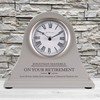 De Walden Retirement Gift for a Man Engraved Grey Mantel