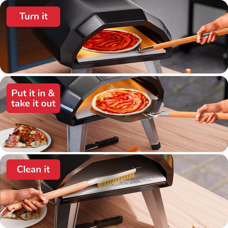 Premium Pizza Oven Accessories Kit - 6-Piece Set for Home