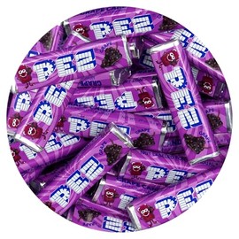 Candy Refills, Grape Flavor, 4 Pound Bulk Bag (Approx. 160 Pieces), Candy Wrapped