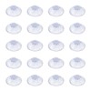 Jagowa 20PCS 20mm Small Plastic Suction Cups Clear Sucker Pads