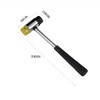 AIMALL 25MM Rubber Mallet Soft Face Hammer Double Side Grip