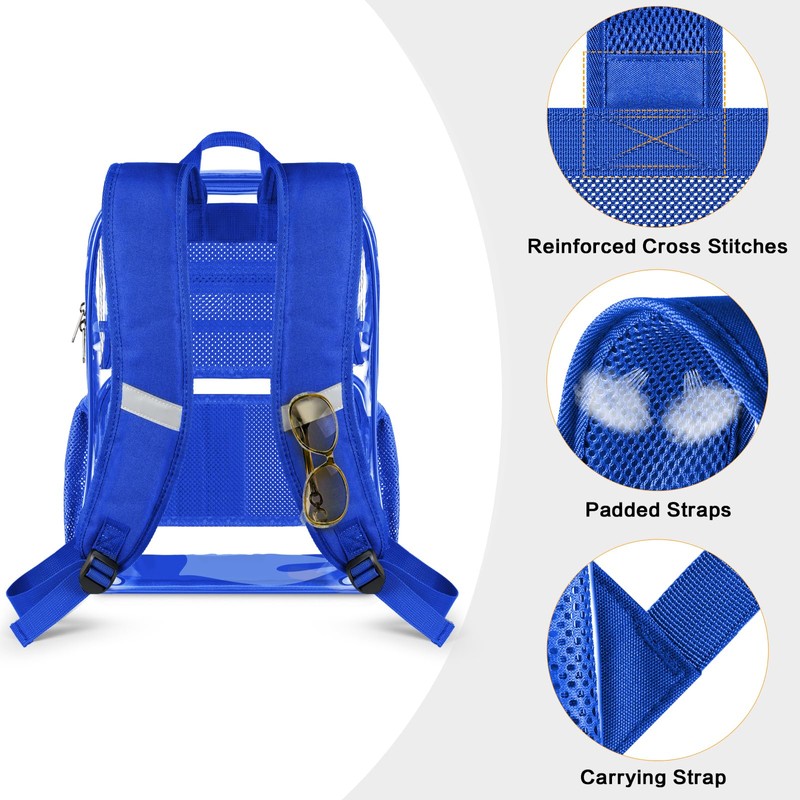 PAMANO Clear Backpack Heavy Duty Transparent See Through Bag for
