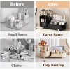 Mbja-dream Rotating Makeup Organizer Vanity Brush Holder Cosmetic case Lipsticks