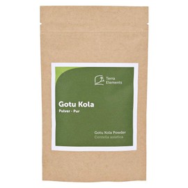 Terra Elements Organic Gotu Kola Powder, 100 g, Water Navel, Tiger Grass, 100% Pure, Vegan, Raw Food