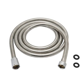 Shower Hose, 98 Inches Shower Hose For Hand Held Shower Heads Extra Long Stainless Steel with Brass Insert and Nut, Universal Durable and Flexible Replacement Hose, Brushed Nickel