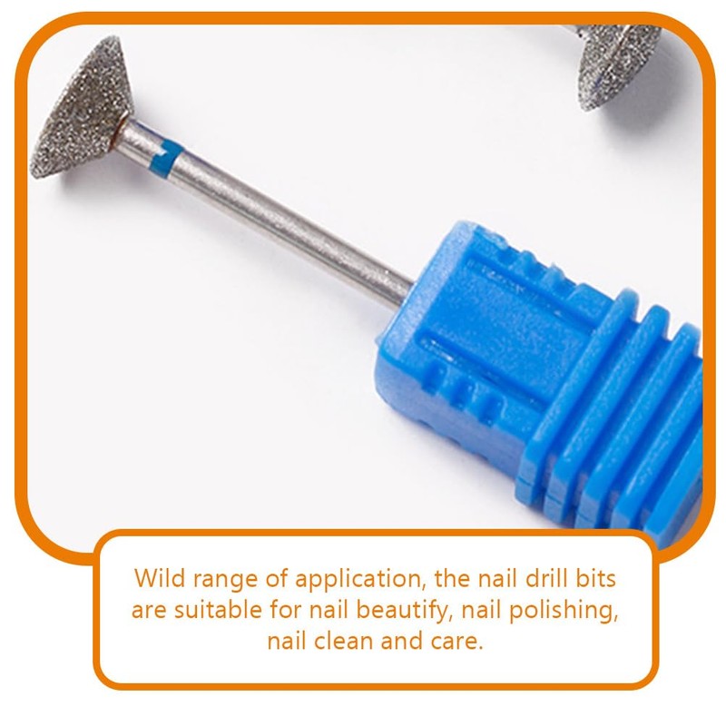 minkissy 3 Pcs Nail Polisher Diamond Tipped Drill Bit Cuticle