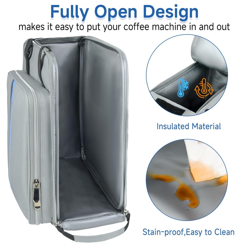Coffee Maker Travel Bag Compatible with Keurig K-Mini,Single Serve Coffee