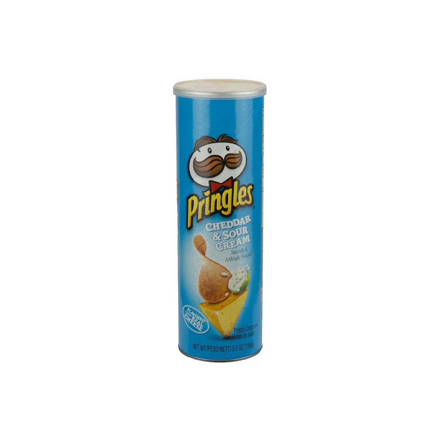 Kelloggs Pringles Cheddar and Sour Cream Potato Crisps, 5.5 Ounce -- 14 ...