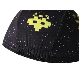 BikingBros Black Cycling Cap - Polyester Funny Cycling Hat-Under Helmet - Cycling Helmet Liner Breathable&Sweat Uptake