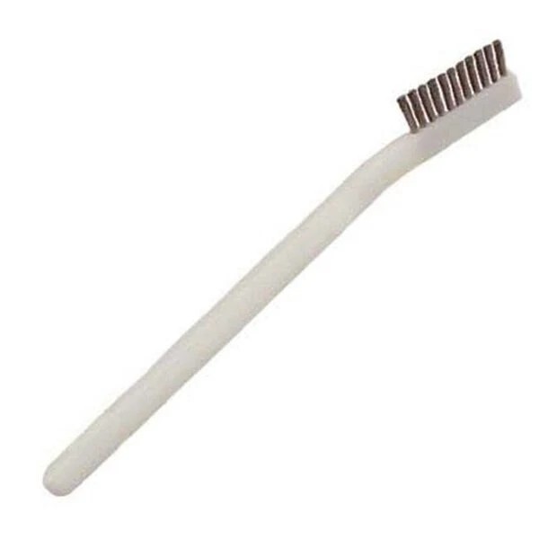 1 x 11 stainless scratch brush Delrin handleAutoclav