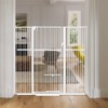 unipaws 56" Tall Pet Gate with Cat Door, 41-45" Extra