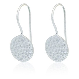 18K Gold Plated Earrings - Drop Earrings for Women - Unique Brass Earrings, Brass with 18 carat gold brass with silver plating