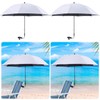 Hosuly 4 Pcs 46" Chair Umbrella with Universal Adjustable Clamp