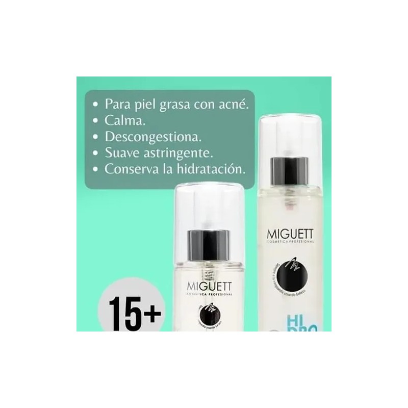 Gel Facial Hidrogel Miguett Para Piel Grasa Y Con Acné