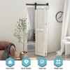 AONAYIOA 36"/3FT Bi-Folding Sliding Barn Door Hardware Kit for 2