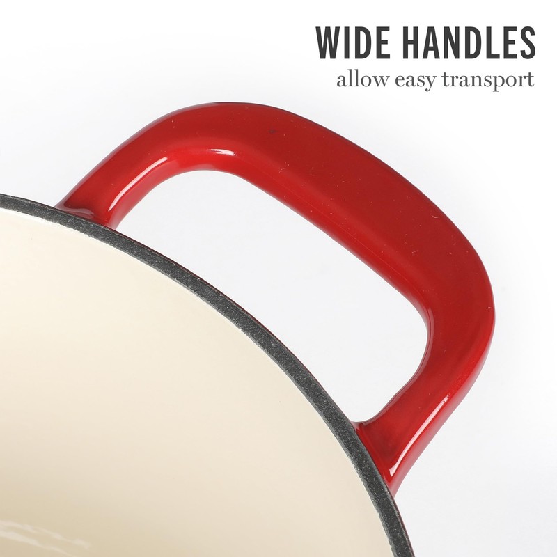 Martha Stewart Gatwick 4 Quart Enamel Cast Iron Dutch Oven