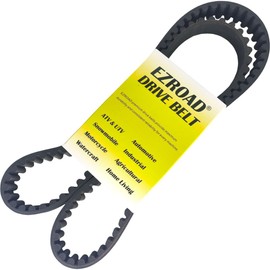 EZROAD Rear Drive Belt 40022-91 Compatible with Harley-Davidson XL1200 Sportster 1200 1991-2003, XL1200C XL1200S 1996-2003, XL883 XL883HUG 883 1993-2003, XL883DLX 1991-1995, XL883R 2002-2003 1204-0042