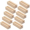 10 Pcs Wooden Place Card Holders Retro Table Number Stands