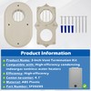3-Inch Vent Termination Kit, Compatible with Rheem Condensing Indoor Gas
