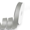 Quhora 1" x 100 Yards Satin Ribbon - Silver Silk