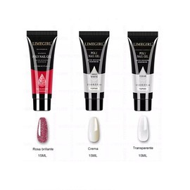 Kit Uñas Polygel, Tips y Lampara Led Geles 01 Belug Kit Uñas Polygel