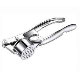 Garlic Press，Knoblauchpresse Edelstahl，für Frischen Knoblauch/Ingwer/Nuss.