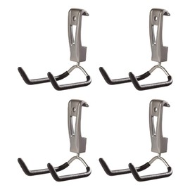Rubbermaid 1784456 FastTrack Wall Mounted Rope, Hose, or Tool Garage Storage Utility Hook, Supports Up to 25 Pounds Each (4 Pack)