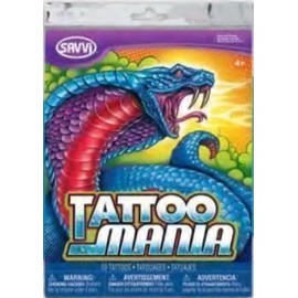 Savvi Tattoo Mania Tattoos ~ Venomous Snake (2013; Over 50 Temporary Tattoos)