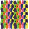Bright Neon Funny Face Pencil Top Erasers - 1.25" (Pack