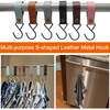 Juyibaao Pack of 6 Clothes Rail Hooks, S Camping Hooks