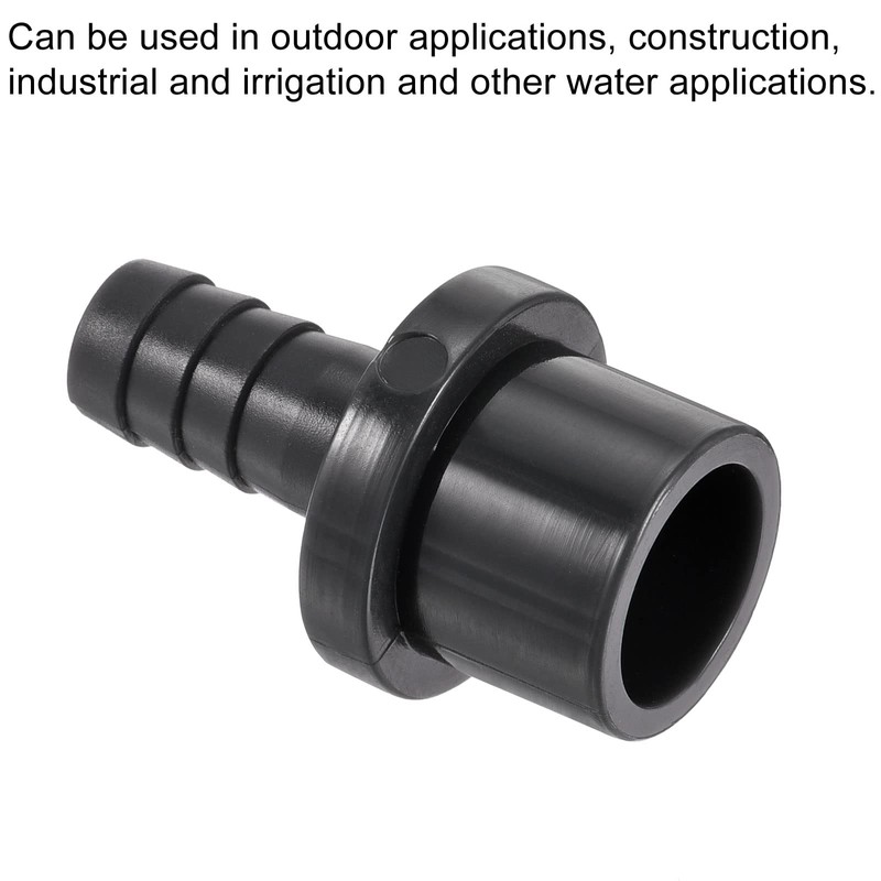 sourcing map PVC Pipe Fitting 10mm Barbed x 20mm OD
