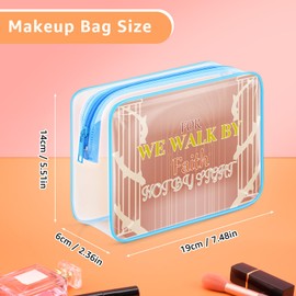 Gfhzdmf Religious Bible Verse Makeup Bag Christian Gifts For Women Inspirational Gifts For Daughter Sister Cosmetic Bag Encourage Gifts For Friend Female Easter Christmas Bible Faith Gifts