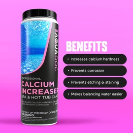 AquaDoc Spa Calcium Hardness Increaser Hot Tub Owners Rely on, Calcium Increaser Spa Hardness Increaser & Calcium Booster for Hot Tubs
