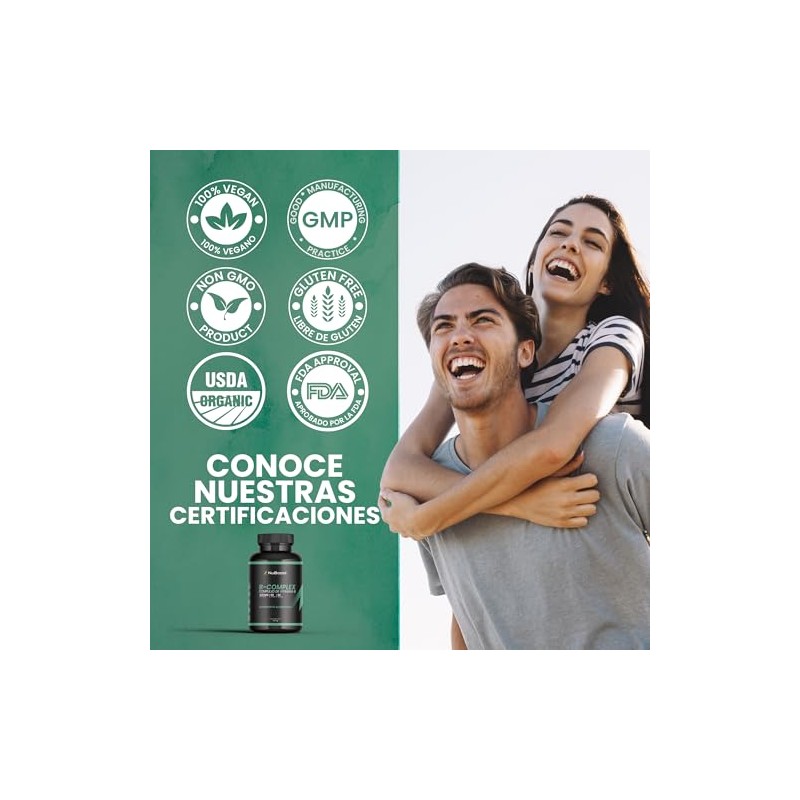 Nuboost Complejo Completo Vitamina 510 Por Cápsula Cápsulas Vitaminas B12