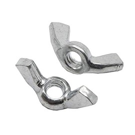 Tuercas de ala, tuercas de ala de 3/8"-16, piezas de sujeción, tuerca de mariposa, panel de obturador huracán torcido a mano para apretar las orejas, paquete de 20