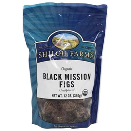 Shiloh Farms Organic Black Mission Figs Unsulphured - 12 oz