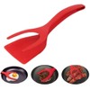 2 Pcs Egg Flipper Spatulas, 2 in 1 Grip and