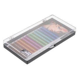 Outanaya Colorful Fake Eyelash Extensions Soft and Realistic Practice Lashes for Professional Use