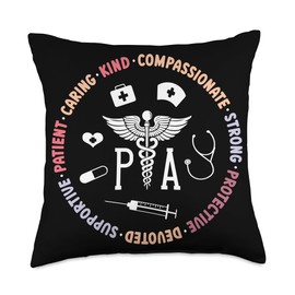 PA Appreciation Circle Physician Assistant Throw Pillow